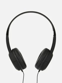 Discount Primark Casque Audio Filaire Avec Micro Noir