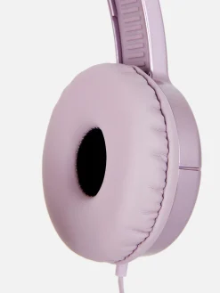 New Primark Casque Audio Filaire Avec Micro Argent