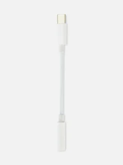 Best Primark Câble Adaptateur Jack Audio USB-C Blanc