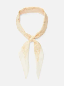 Hot Primark Écharpe à Imprimé Cachemire Écru