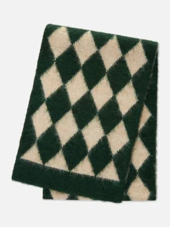 Sale Primark Écharpe à Motif Losange Rita Ora Vert