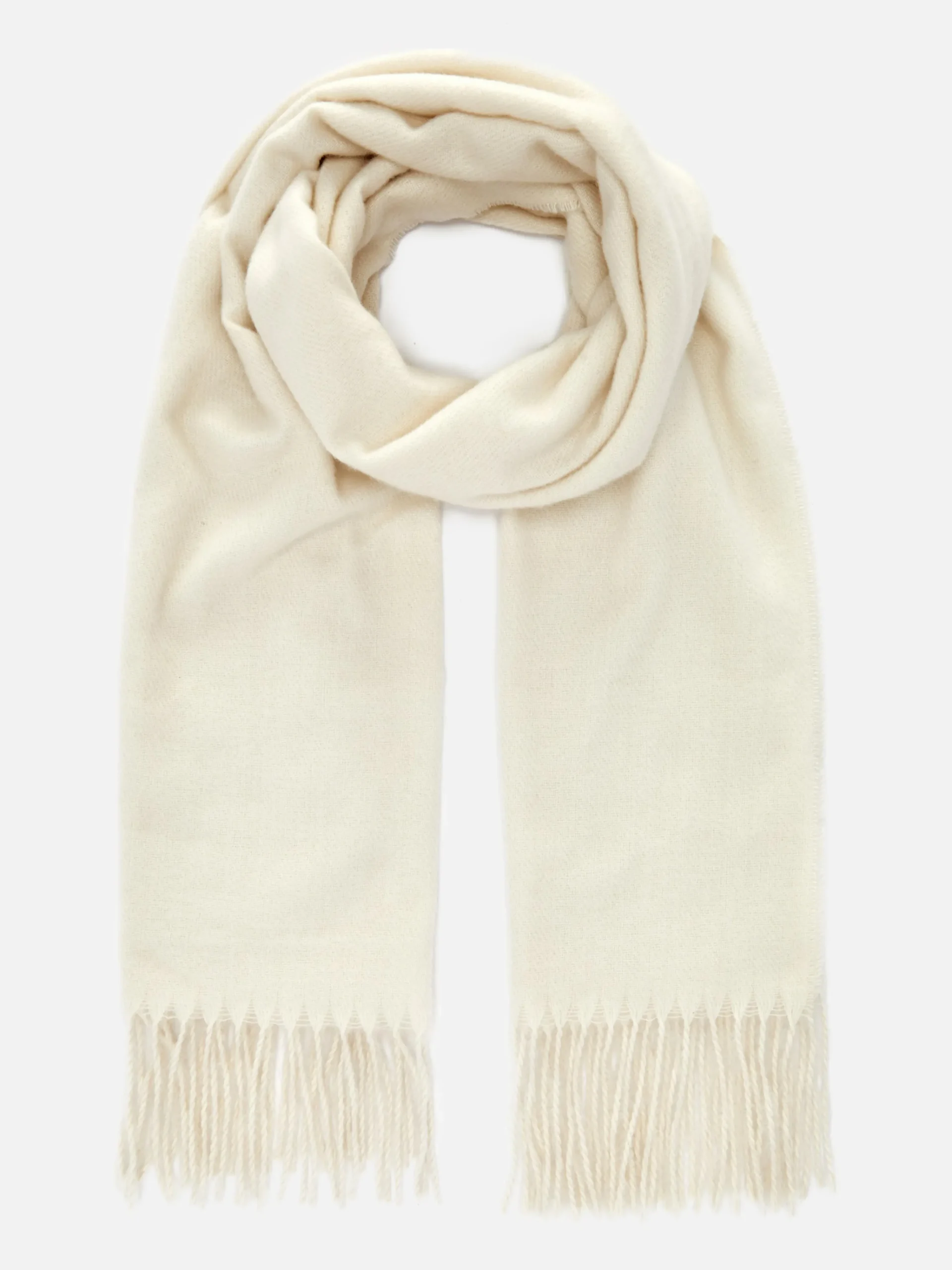 Outlet Primark Écharpe Bordée De Pampilles Essential Ivoire