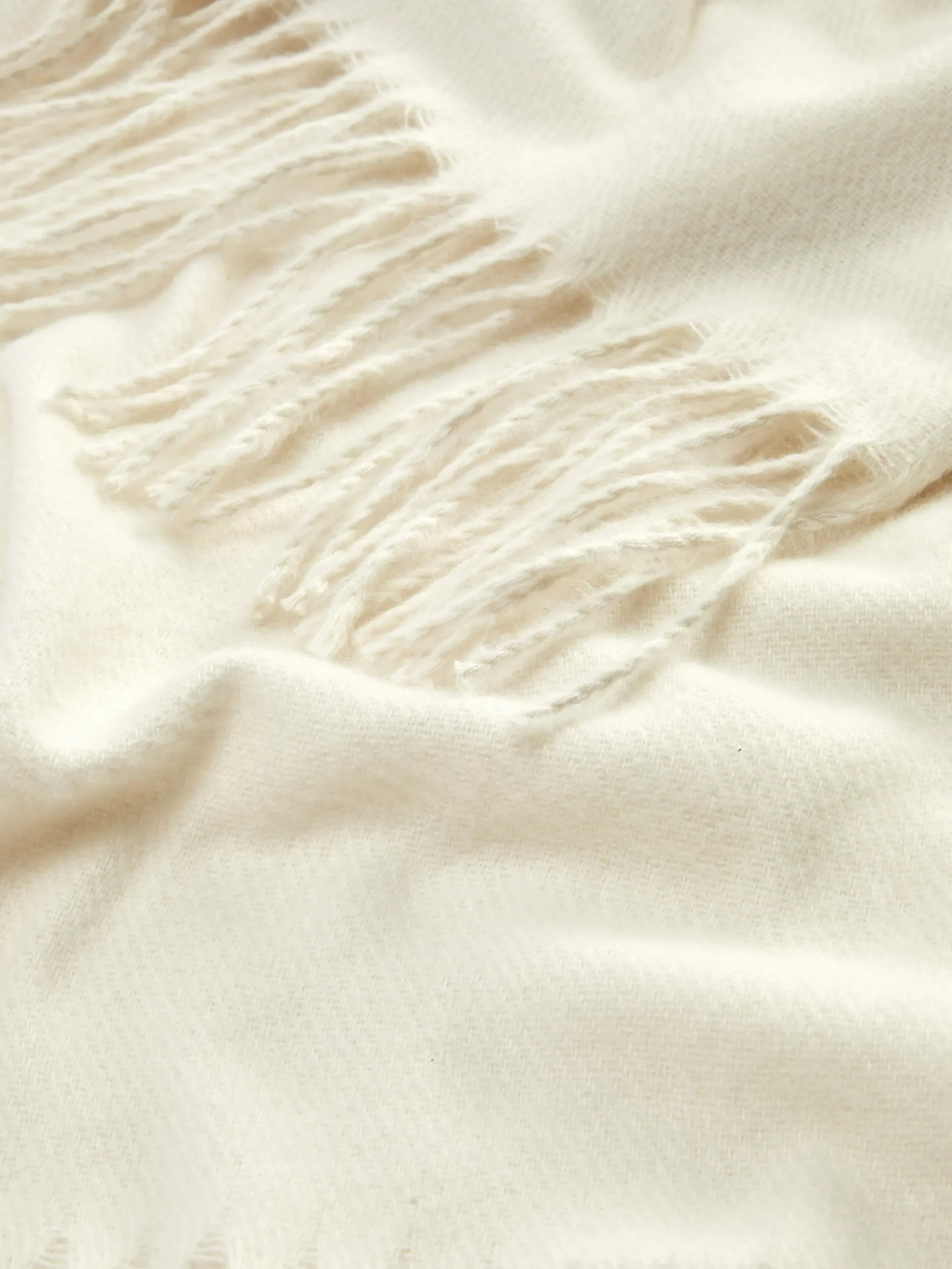 Outlet Primark Écharpe Bordée De Pampilles Essential Ivoire