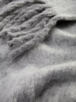 Sale Primark Écharpe Brossée à Pampilles Gris