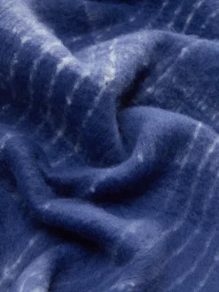 Discount Primark Écharpe Brossée à Pampilles Bleu foncé