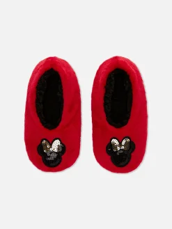 Discount Primark Chaussons Disney Minnie Mouse Rouge