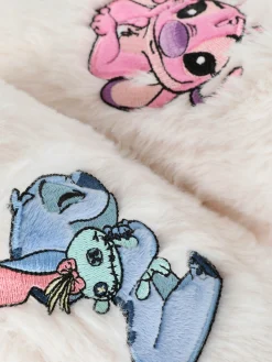 Clearance Primark Chaussons Duveteux Disney Lilo & Stitch Beige