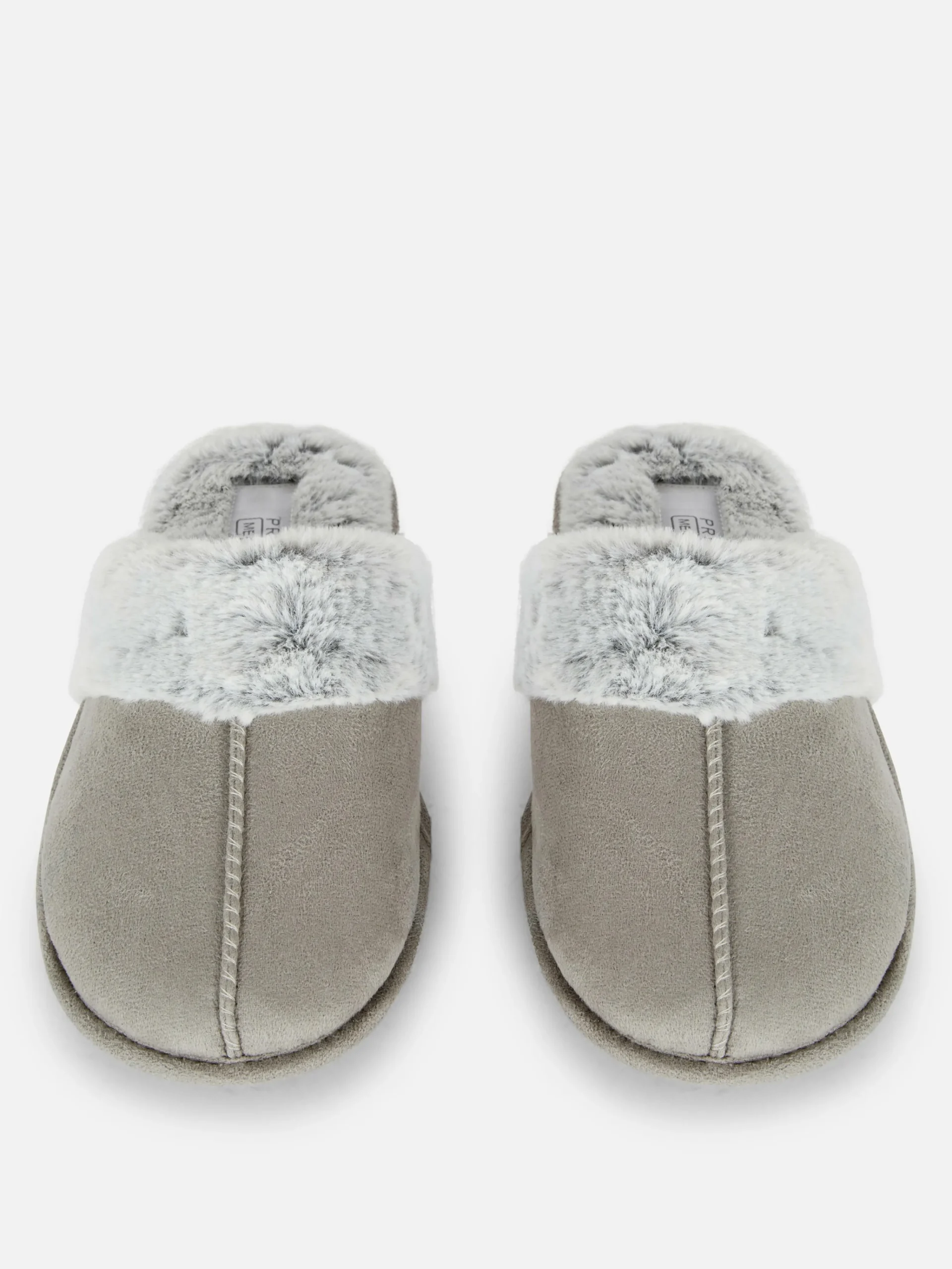 Outlet Primark Chaussons En Suédine Gris clair