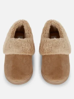 Best Primark Chaussons Mocassins Doublés En Fausse Fourrure Beige