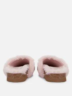Primark Chaussons Mules Duveteux Rose
