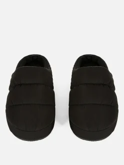 Outlet Primark Chaussons Mules Matelassés Noir