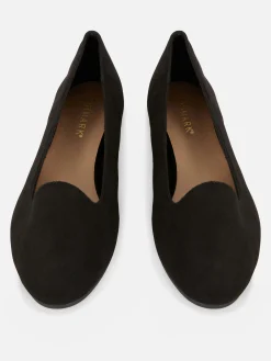 Clearance Primark Chaussons-ballerines En Suédine Noir