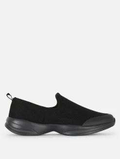 Best Primark Chaussures De Sport Sans Lacets En Tissu Noir