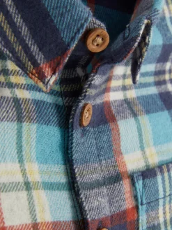 Clearance Primark Chemise à Manches Longues à Carreaux Bleu