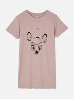New Primark Chemise De Nuit à Imprimé Disney Bambi Moka