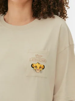 Hot Primark Chemise De Nuit à Poche Disney Le Roi Lion Taupe