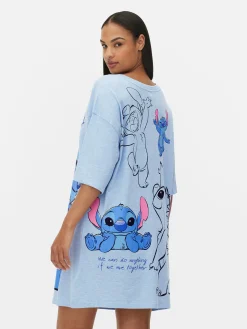 Best Primark Chemise De Nuit Disney Stitch Et Souillon Bleu clair