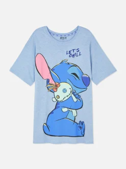 Best Primark Chemise De Nuit Disney Stitch Et Souillon Bleu clair