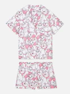 Discount Primark Chemise De Pyjama à Manches Courtes Disney Les Aristochats Marie Blanc