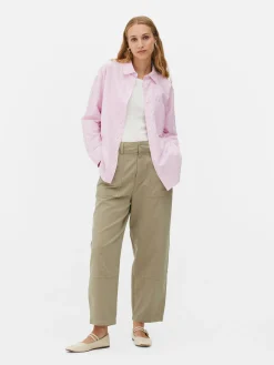 Best Primark Chemise Oxford à Rayures Rose