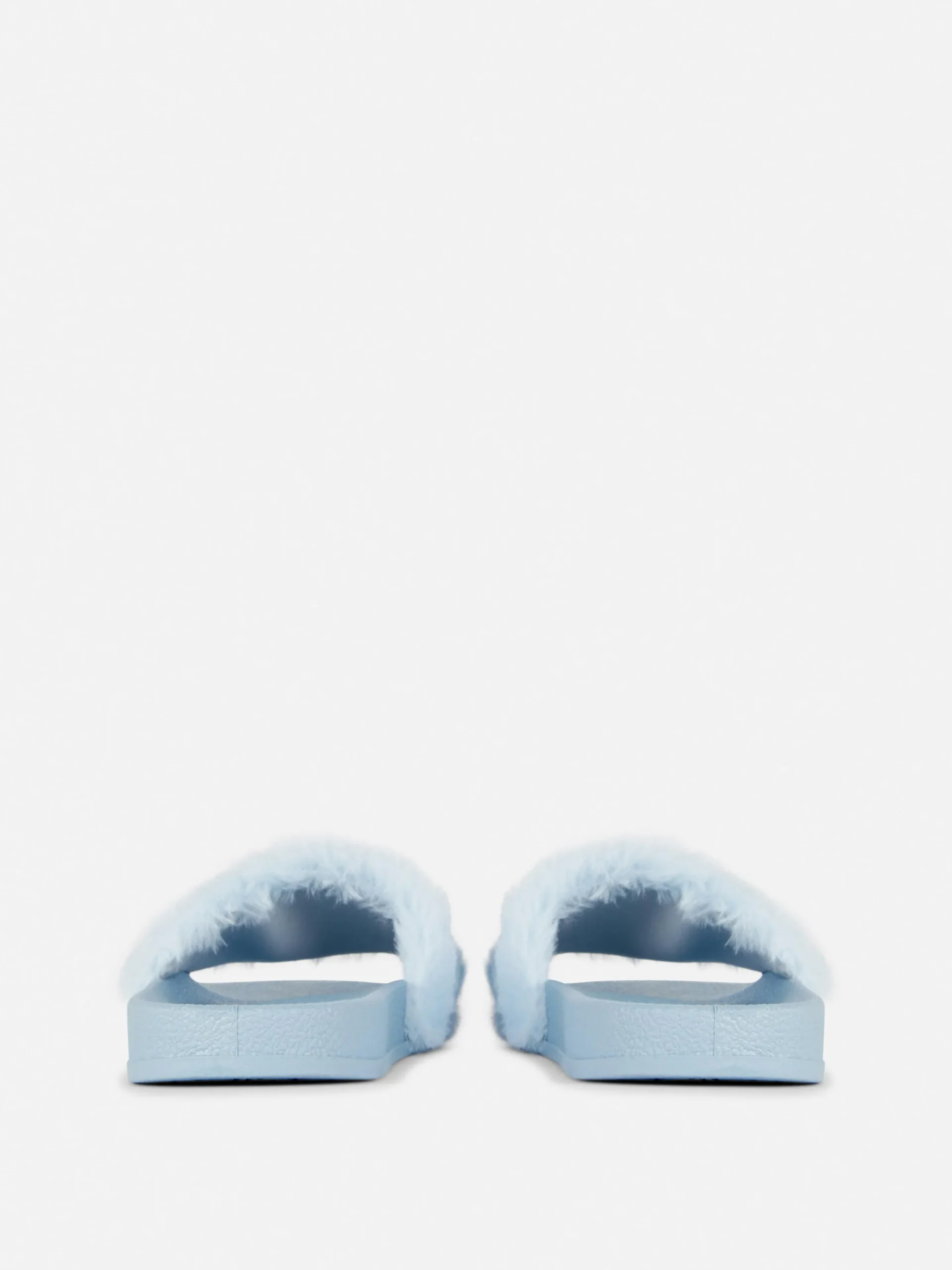 Hot Primark Claquettes De Piscine En Fausse Fourrure Disney Bleu