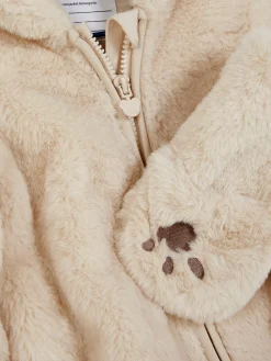 Sale Primark Combipilote Ours En Fausse Fourrure Beige