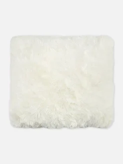 New Primark Coussin Carré Doux Au Toucher Blanc