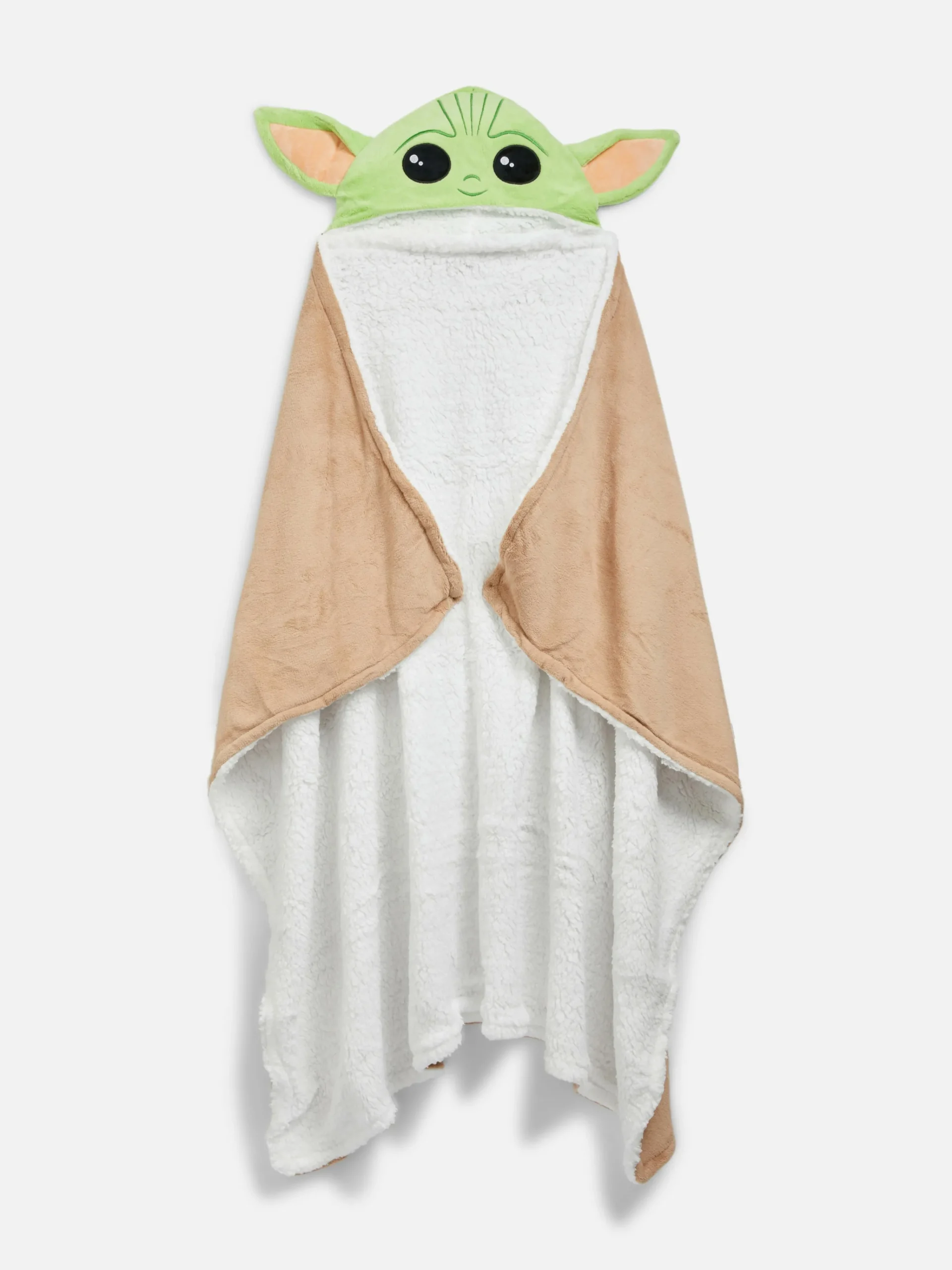 Primark Couverture à Capuche Star Wars Bébé Yoda Marron