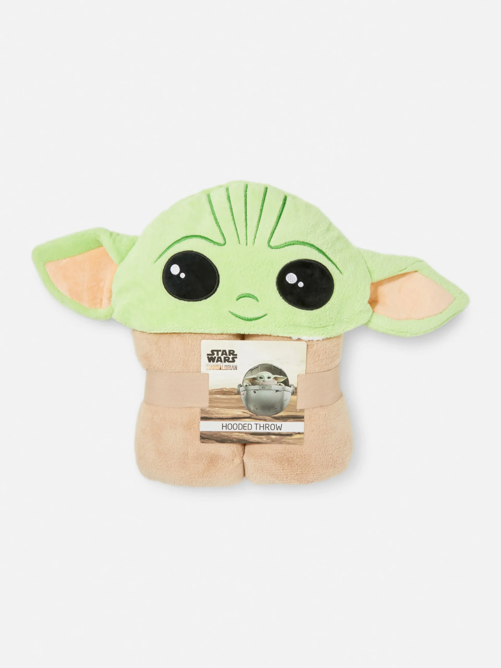 Primark Couverture à Capuche Star Wars Bébé Yoda Marron