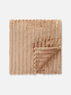 Hot Primark Couverture Côtelée Douce Taupe