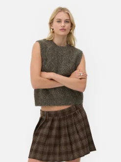 Hot Primark Débardeur En Maille Torsadée Rita Ora Chocolat