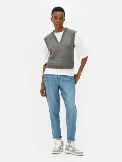 Outlet Primark Débardeur Tricoté à Col En V Gris