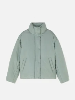 Best Primark Doudoune à Col Cheminée Vert