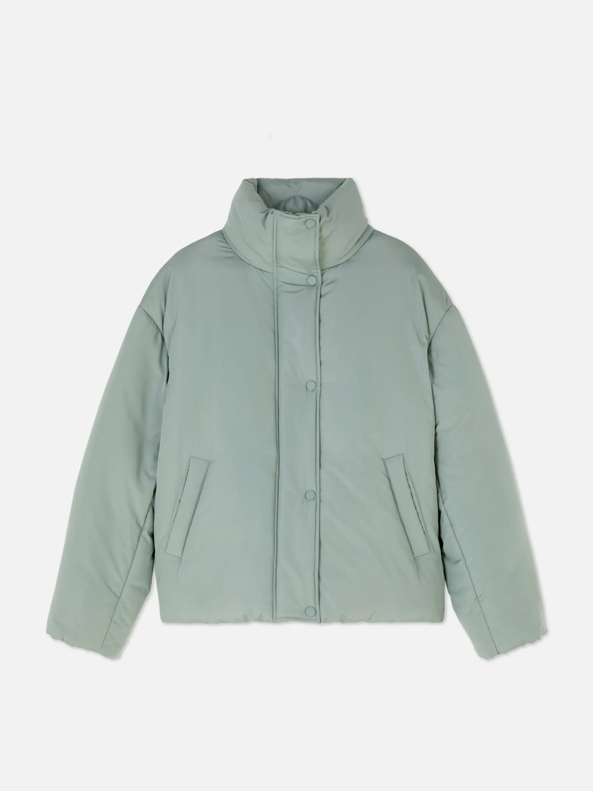 Best Primark Doudoune à Col Cheminée Vert