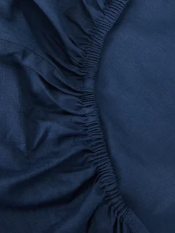 Hot Primark Drap-housse King Size Bleu marine