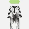 Best Primark Ensemble Body Et Chapeau Beetlejuice Noir