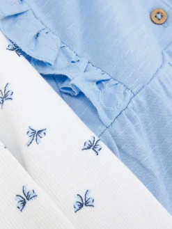 Best Primark Ensemble Chemisier à Volants Et Legging Bleu