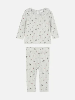 Online Primark Ensemble Coordonné Haut à Col Et Legging Gris chiné