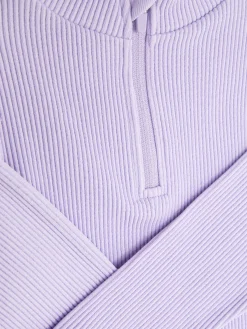 Discount Primark Ensemble Haut Et Legging Côtelés Sans Coutures Lilas