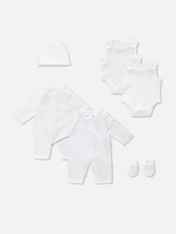 Best Primark Ensemble Six Pièces Pour Bébé Prématuré Blanc
