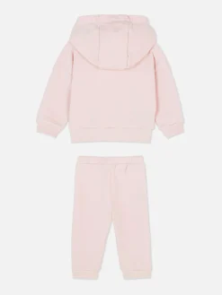 New Primark Ensemble Sweat à Capuche Et Bas De Jogging Disney Minnie Mouse Rose