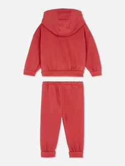 Hot Primark Ensemble Sweat à Capuche Et Bas De Jogging Coordonné Rouge