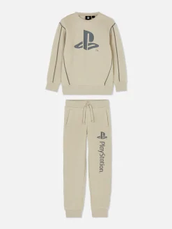Online Primark Ensemble Sweat-shirt Et Bas De Jogging PlayStation Grège