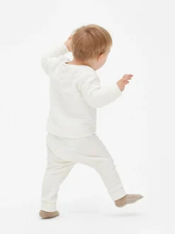 Clearance Primark Ensemble Sweat-shirt Et Legging à Motif Agneau Ivoire