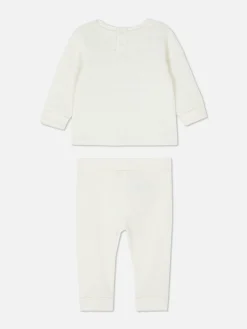 Clearance Primark Ensemble Sweat-shirt Et Legging à Motif Agneau Ivoire