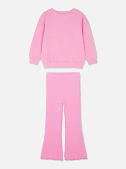 Online Primark Ensemble Sweat-shirt Et Legging évasé Coordonné Rose