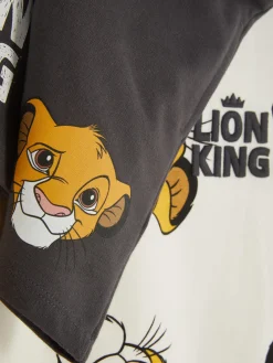 Hot Primark Ensemble Sweat-shirt Et Short Disney Le Roi Lion Simba Écru