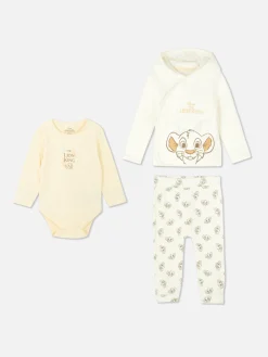 New Primark Ensemble Trois-pièces Disney Le Roi Lion Écru