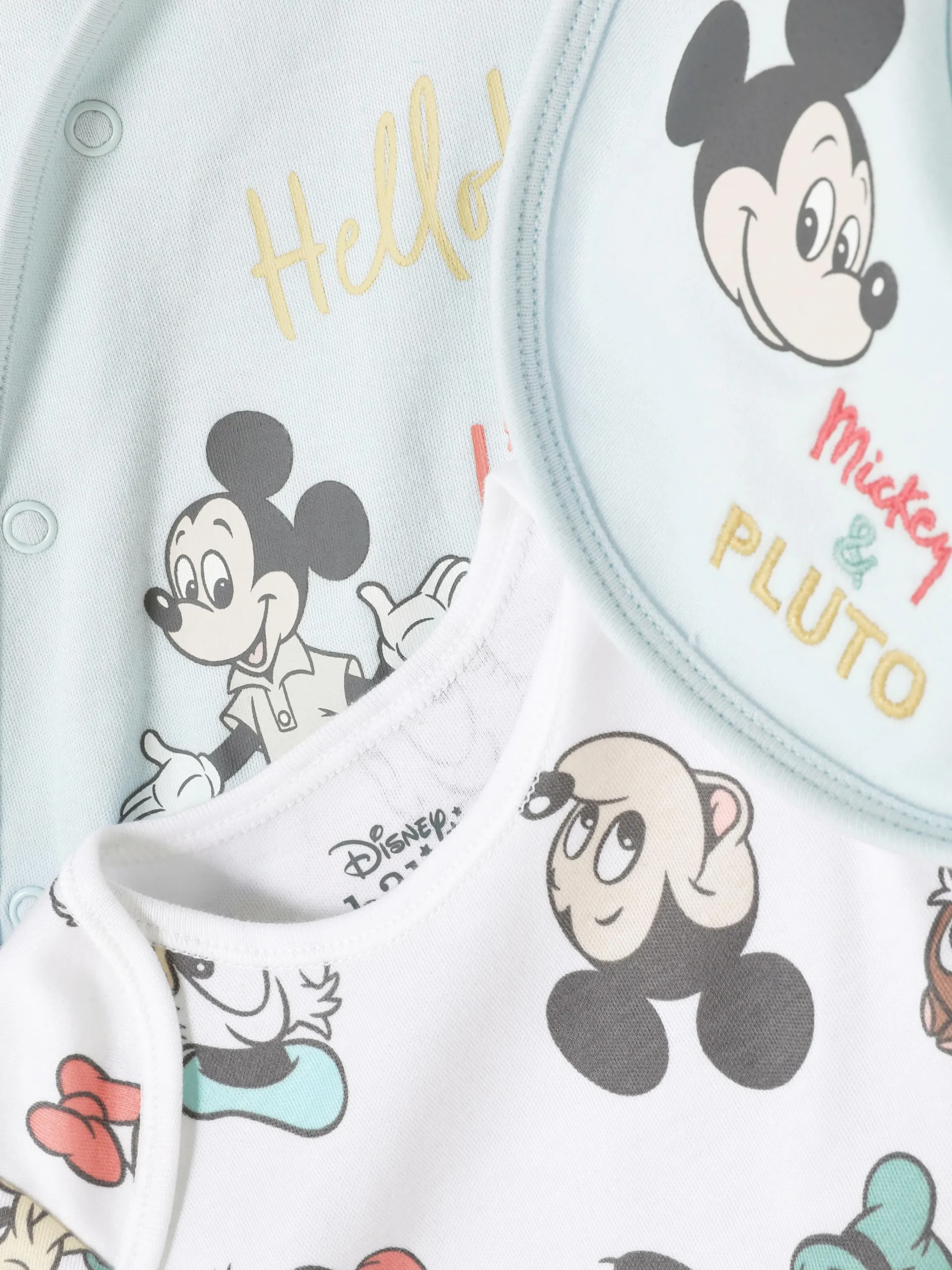 Best Primark Ensemble Trois-pièces Pour Bébé Disney Mickey Mouse & Friends Bleu