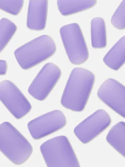 Best Primark Faux Ongles Brillants Carrés PS... Lilas